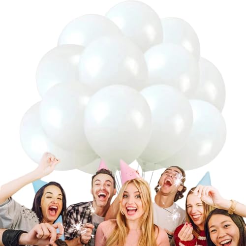 Uhngw 10-Zoll-Luftballons, Latexballons,20 Stück runde Luftballons - 10-Zoll-Latex-Partyballon-Set für Geburtstag, Hochzeit, Babyparty, Abschlussfeier, Party-Dekorationen von Uhngw