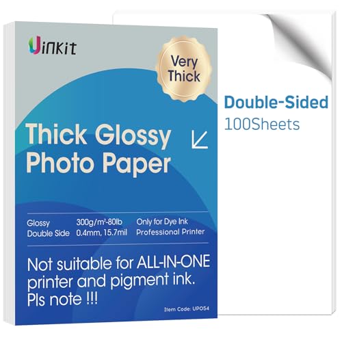 Uinkit 300 g Fotopapier (doppelseitig) von Uinkit