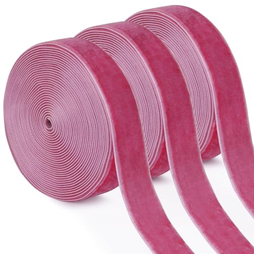 Uiopa 3 Rollen Samtband Pfirsichrot Geschenkband Breit 15mm x 4,5m Schleifenband Samt Dekoband Ribbon Stoffbänder für Geschenkverpackungen, Kränze, Blumensträuße, DIY-Projekte Uiopa 3 Rollen Samtband Pfirsichrot Geschenkband Breit 15mm x 4,5m Schleifenband Samt Dekoband Ribbon Stoffbänder für Geschenkverpackungen, Kränze, Blumensträuße, DIY-Projekte von Uiopa