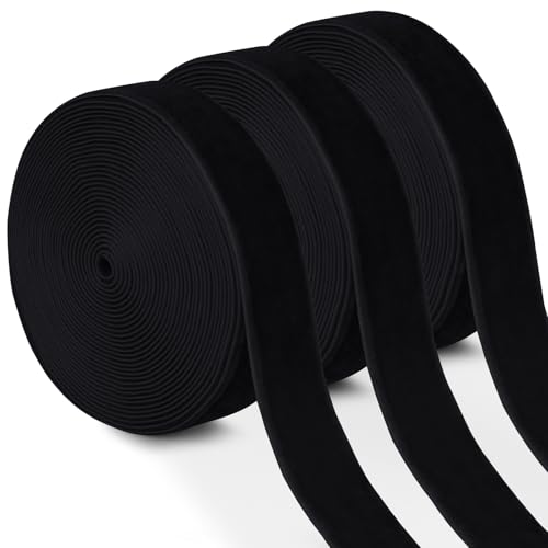 Uiopa 3 Rollen Samtband Schwarz Geschenkband Breit 20mm x 4,5m Schleifenband Samt Dekoband Ribbon Stoffbänder für Geschenkverpackungen, Kränze, Blumensträuße, DIY-Projekte Uiopa 3 Rollen Samtband Schwarz Geschenkband Breit 20mm x 4,5m Schleifenband Samt Dekoband Ribbon Stoffbänder für Geschenkverpackungen, Kränze, Blumensträuße, DIY-Projekte von Uiopa