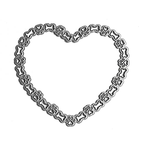 Metall-Stanzschablone, Motiv: Pfotenknochen, Scrapbooking, Album, Stempel, Papier, Karten, Prägung, Dekoration, Basteln, Stanzformen für Kartenherstellung Metall-Stanzschablone, Motiv: Pfotenknochen, Scrapbooking, Album, Stempel, Papier, Karten, Prägung, Dekoration, Basteln, Stanzformen für Kartenherstellung von Uitndvyte