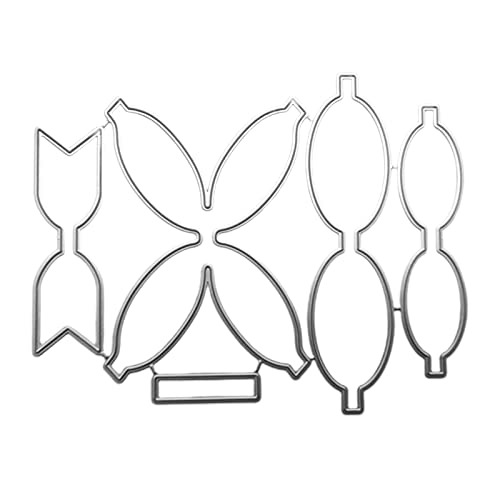 Stanzschablone für die Herstellung von Haarschleifen, Haarspangen, Geschenkkarten, Party-Einladungen, Scrapbooking, Stanzformen für Kartenherstellung, groß Stanzschablone für die Herstellung von Haarschleifen, Haarspangen, Geschenkkarten, Party-Einladungen, Scrapbooking, Stanzformen für Kartenherstellung, groß von Uitndvyte