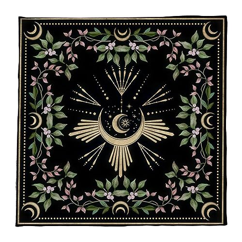 Uitndvyte 50x5 0/60x6 0/75x75cm Tarot Tischdecke Matte Geometrische Divinations Tisch Tuch Brettspiel Oracles Karte Pad Rune Unterstützung Matte von Uitndvyte