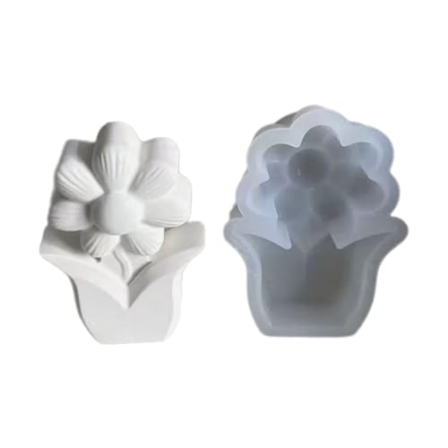 Uitndvyte Blumenförmige Kerzenformen, 3D-Blumen-Harzformen für Kerzen, Seife, Gips, Dekorationen, Epoxidharz von Uitndvyte