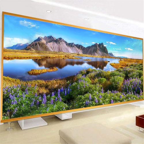 Uixxducc DIY 5D Diamant Malerei Kits, Landschaft Full Diamant Painting Kit für Erwachsene,Diamond Painting Bilder (180x70cm) von Uixxducc