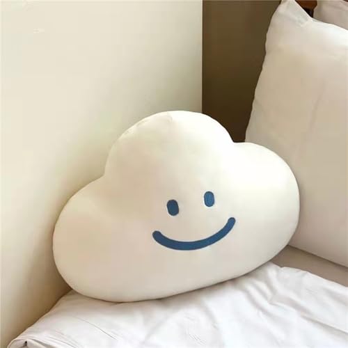 Uixxducc Kuschelkissen Kinder Wolken Kissen Niedlich Smiley Zierkissen Sofakissen Kinderzimmer Schlafzimmer Deko Geschenke von Uixxducc