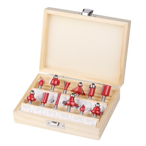 1/4 Schaft Joint Router Bit Set Holzbearbeitung Gravur Bit Fräser von Ukbzxcmws