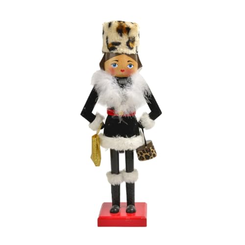 Ukbzxcmws Stilvolle Weihnachtsdekoration Nussknacker Soldat Handbemalte Holzfigur Ornament Feiertags Holzstatue Für Party Ausstellung von Ukbzxcmws