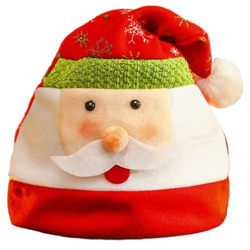 Ukbzxcmws Weihnachten Santa Caps Für Festival Familie Treffen Party Elch/Schneemann Santa Urlaub Requisiten Kopfbedeckung Weihnachten von Ukbzxcmws