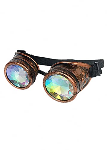 Ulalaza Vintage Steampunk Brille Brille viktorianischen Retro Cyberpunk Gothic Cosplay von Ulalaza