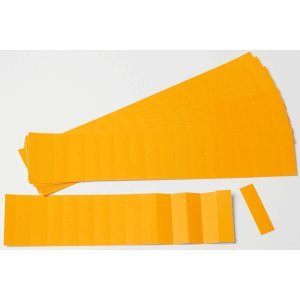 Ultradex Einsteckkarten für 20mm Einsteckschiene 60x17mm VE=170 Stück orange von Ultradex