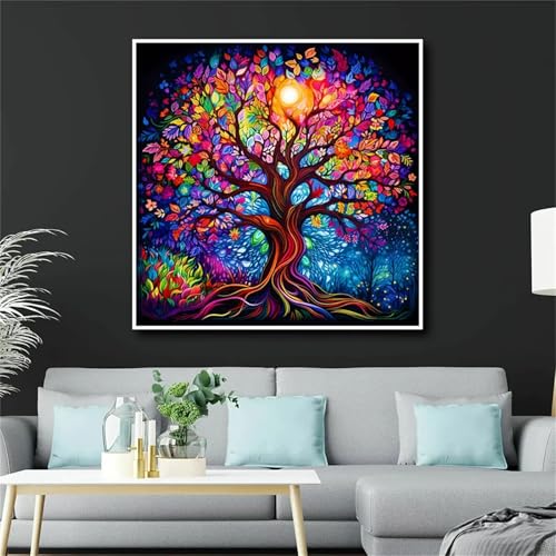 Umfarvt 5D Baum des Lebens Diamond Painting Erwachsene,Diamond Painting Bilder für Anfänger,DIY Square Drill Voller Kristall Strass Kreuzstich Malen Nach Zahlen Kits für Zuhause Dekor 90x90cm Umfarvt 5D Baum des Lebens Diamond Painting Erwachsene,Diamond Painting Bilder für Anfänger,DIY Square Drill Voller Kristall Strass Kreuzstich Malen Nach Zahlen Kits für Zuhause Dekor 90x90cm von Umfarvt