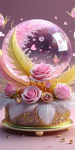 Umfarvt 5D Diamond Painting Kit,Fantasierose Diamant Painting Bilder Kit für Erwachsene,DIY Square Full Drill Strass Stickerei Leinwand Painting Malen nach Zahlen Set für Home Décor 50x110cm Umfarvt 5D Diamond Painting Kit,Fantasierose Diamant Painting Bilder Kit für Erwachsene,DIY Square Full Drill Strass Stickerei Leinwand Painting Malen nach Zahlen Set für Home Décor 50x110cm von Umfarvt