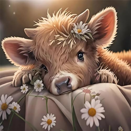 Umfarvt 5D Gänseblümchen Kuh Diamond Painting Erwachsene Kinder Diamant Painting Bilder,DIY Square Drill Diamant Kunst Malerei Stickerei Kreuzstich Set für Home Wand Dekor 100x100cm Umfarvt 5D Gänseblümchen Kuh Diamond Painting Erwachsene Kinder Diamant Painting Bilder,DIY Square Drill Diamant Kunst Malerei Stickerei Kreuzstich Set für Home Wand Dekor 100x100cm von Umfarvt