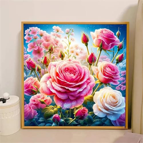 Umfarvt 5D Rosengarten Diamond Painting Erwachsene,Diamond Painting Bilder für Anfänger,DIY Square Drill Voller Kristall Strass Kreuzstich Malen Nach Zahlen Kits für Zuhause Dekor 40x40cm Umfarvt 5D Rosengarten Diamond Painting Erwachsene,Diamond Painting Bilder für Anfänger,DIY Square Drill Voller Kristall Strass Kreuzstich Malen Nach Zahlen Kits für Zuhause Dekor 40x40cm von Umfarvt