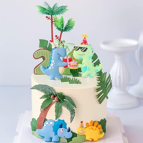 Dinosaurier-Kuchenaufsätze, 3D-Dinosaurier-Kuchendekorationen, Kuchendekorationen für Jungen, Dinosaurier-Geburtstagsdekorationen, Dinosaurier-Dekorationen, Dinosaurier-Party-Dekorationen, von Umimiss