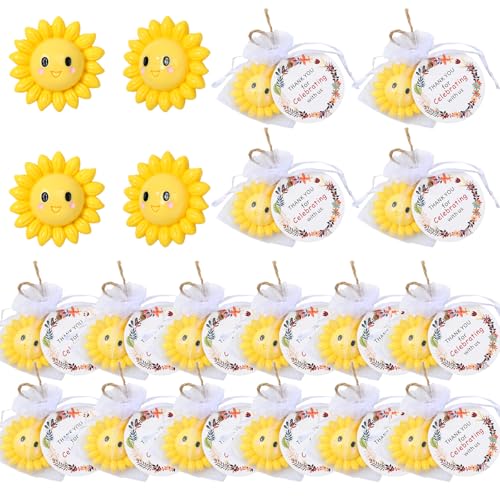 Umimiss 30 Stück Babyparty-Gastgeschenke, Sonnenschein-Partygeschenke, Sonnenblumen-Babyparty, Sonnenblumen-Babyparty-Dekorationen, Sets, Partytütengeschenke für Babypartys von Umimiss