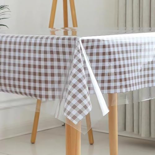 Umllpet Durchsichtige Tischdecke, Tischfolie Transparent, PVC Durchsichtige Tischschutz Tischdecke Folie Abwaschbar für Outdoor Garten Tischfolie, Schutzfolie für Möbel Tischschutzfolie 180x240cm Umllpet Durchsichtige Tischdecke, Tischfolie Transparent, PVC Durchsichtige Tischschutz Tischdecke Folie Abwaschbar für Outdoor Garten Tischfolie, Schutzfolie für Möbel Tischschutzfolie 180x240cm von Umllpet