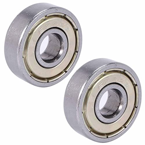 Umsoxhy 2X 626Z Doppelt Abgedichtete Lager 6X19X6mm Kohlen Stoff Stahl Silber von Umsoxhy