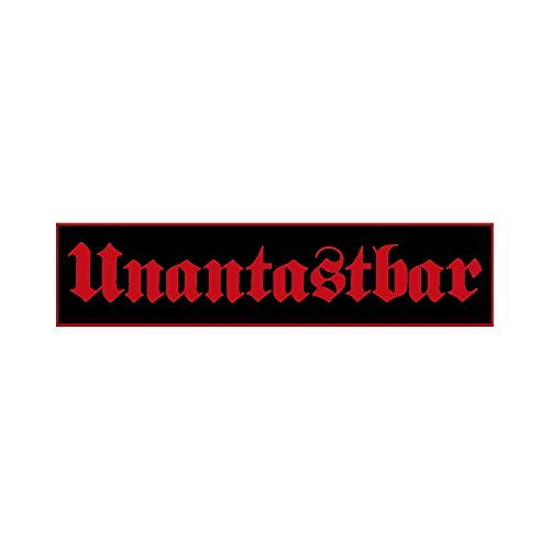 Unantastbar - Logo, Aufnäher von Unantastbar