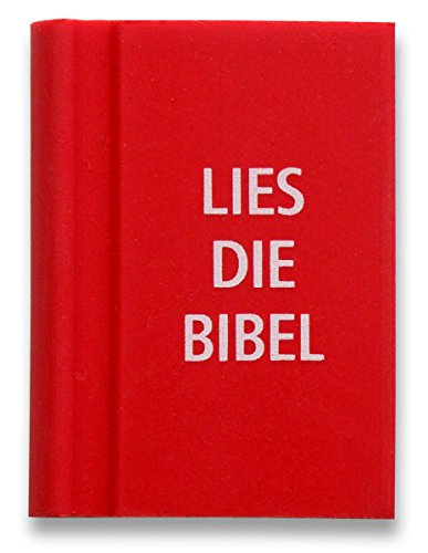 °° Radiergummi ROT "Bibel" in Buchform, 3 x 4 cm von Unbekannt - Christliche Geschenkideen