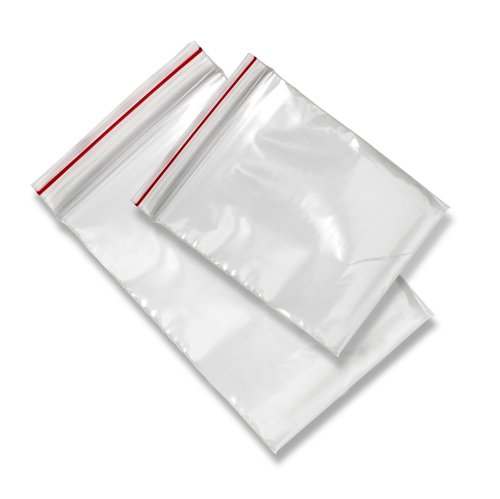 (100 Stück) 300 x 400 mm - 30 x 40 cm - wiederverwendbare Beutel wiederverschließbar Kunststoff klar wiederverschließbar Grip Selbstklebender Mini Poly Zip Lock mit Loch zum Aufhängen von Unbekannt