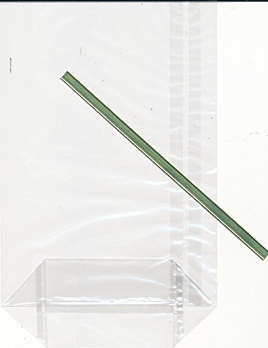 Unbekannt 10 Zellglasbeutel PP 180 x 300 mm PP für Weihnachten, Bodenbeutel, Klarsichtbeutel, Luftdicht, Rechteckig, Transparent, Wegwerfbar von Unbekannt