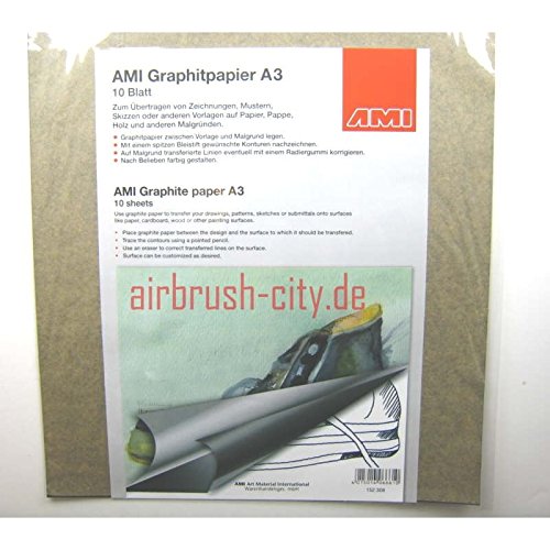 AMI Graphitpapier 10Blatt A3 schwarz 152308 von Unbekannt