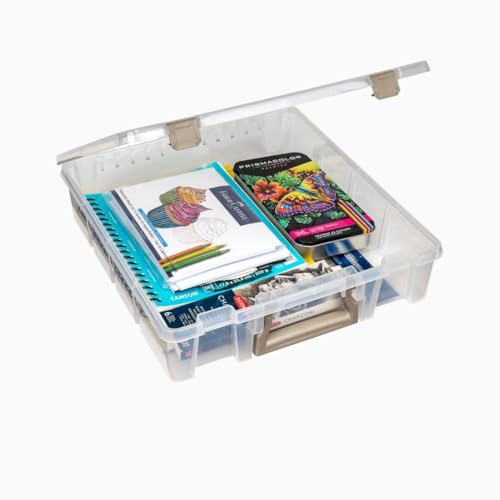 ArtBin Super Satchel Aufbewahrungsbox für Bastelmaterial mit 1 Fach, transparent von ArtBin