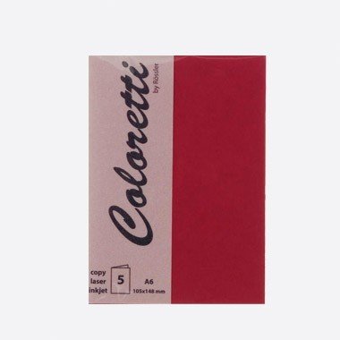 Rössler Papier Coloretti Doppelkarte - A6 hoch, 5 Stück, moh VE=1 von Rössler Papier GmbH & Co.KG