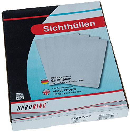 Büroring Aktenhüllen/Sichthüllen genarbt transparent von Unbekannt