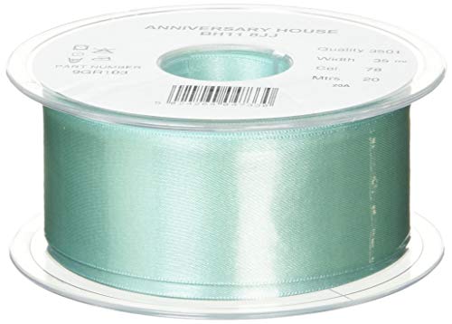 Creative Party GR103 Satin-Kuchenband, 20 m, Mintgrün, Mint von Anniversary House