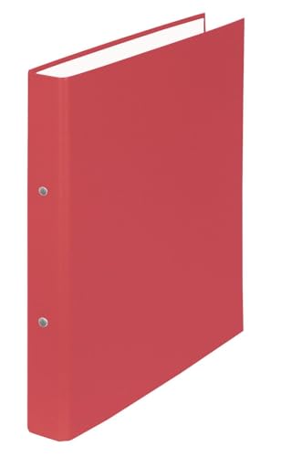 DONAU Ringbuch, PP, A4, überbreit, 4-Ring-Mechanik, Ring-Ø: 20 mm, rot von Unbekannt
