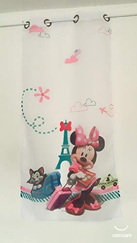 Disney Voile-Netzvorhang – Minnie Maus 1–75 cm Breite x 150 cm Länge von Unbekannt