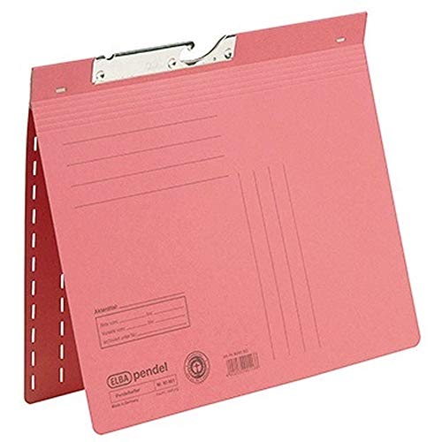 ELBA Pendelhefter 100560105 DIN A4 kfm. Heftung 230g Karton rot von Unbekannt