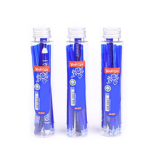 Générique Radierbarer Stift, 0,5 mm, Gelstift, Bürobedarf, Studenten, Reibung, neue Nachfüllminen + ein Stift + ein blauer Radiergummi, elegant und beliebt von Unbekannt