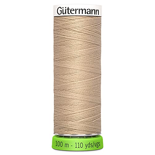 Gutermann Recyceltes Polyester-Faden, 10 m, Ecru von Gütermann