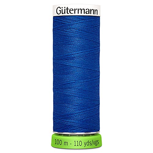 Gutermann Recyceltes Polyester-Faden, 10 m, Kobaltblau von Gütermann