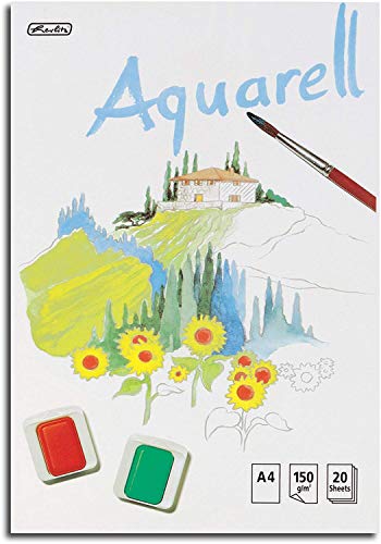 Herlitz Aquarellblock 00495457 A4 20 Bl. (3er Pack) von Diverse