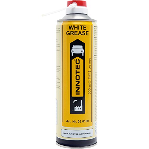 Innotec White Grease Weisses Sprühfett Mehrzweckfett Schmierfett Fettspray, Sprühdose 500ml von Unbekannt