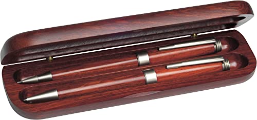 Kugelschreiber Rosenholz Schreibgeräte 2 Sück Holz Etui Schreibset Druckbleistift Holzkugelschreiber von Unbekannt