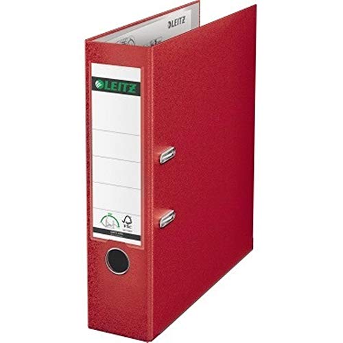 Leitz Ordner 10105025 DIN A4 80mm Polypropylen rot von Unbekannt