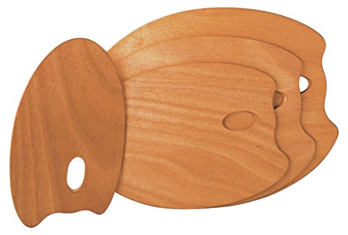 Mabef m400160 Palette Oval Holz 30 x 40 x 0,4 cm von Mabef