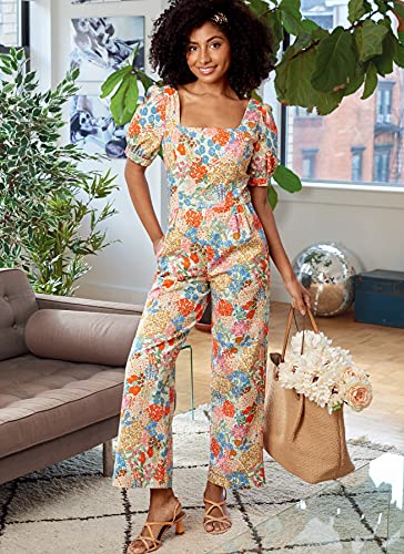 McCall's Schnittmuster M8203F5 F5 (16-18-20-22-24) Damen-Strampler, Jumpsuits und Schärpe, Papier, mehrfarbig von McCall's