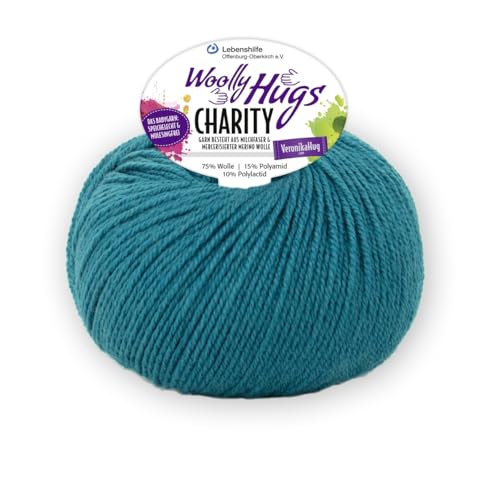 PRO LANA Charity Woolly Hug´S - Farbe: Petrol (67) - 50 g/ca. 100 m Wolle von Unbekannt