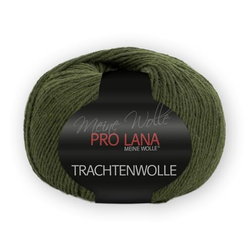 Unbekannt LANA Trachtenwolle - Farbe: Oliv (72) - 100 g/ca. 200 m Wolle, 278401 von Unbekannt