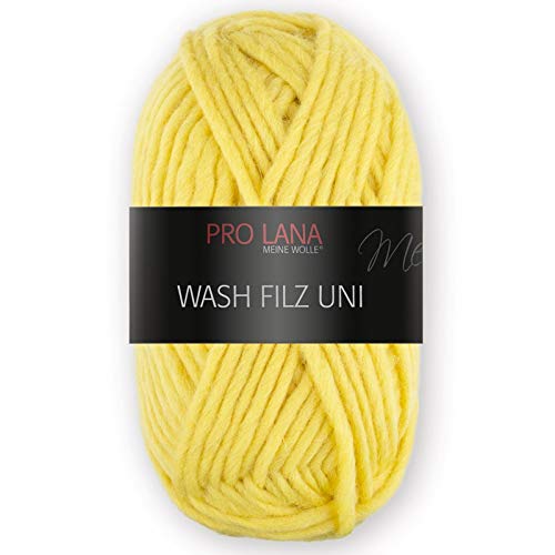 PRO Lana Wash-Filz Uni - Farbe: 124-50 g/ca. 50 m Wolle von Unbekannt