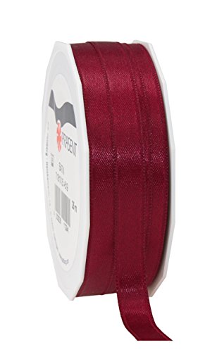 PRÄSENT C.E. Pattberg Satin Magenta, 50 m Satinband zum Einpacken von Geschenken, 3 mm Breite, Geschenkband zum Dekorieren & Basteln, Dekoband, Anlass von PRÄSENT