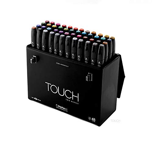 ShinHanart Touch Twin Marker 48 Colors 48er Set Grafikmarker Box Design von ShinHan
