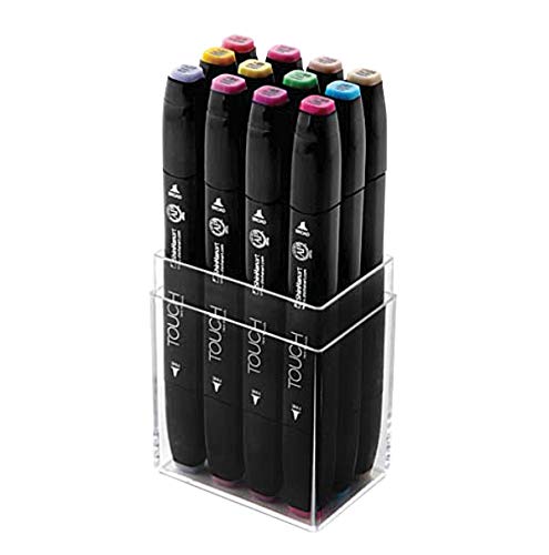 ShinHanart Touch Twin Marker Pastel Colors 12er Set Grafikmarker Box Design von TOUCH